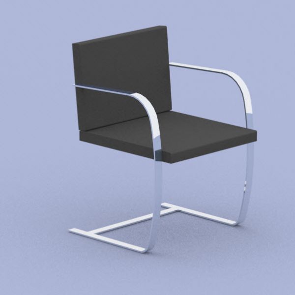 FurnishingKnoll Mies Brno Flatbar Chair