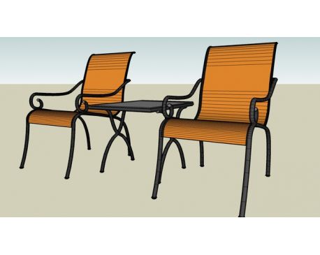 Out door chair and coffee table set