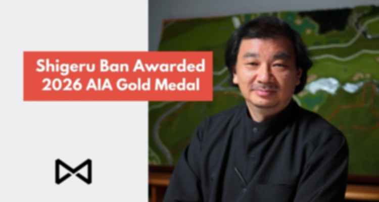 Shigeru Ban Awarded the 2026 AIA Gold Medal