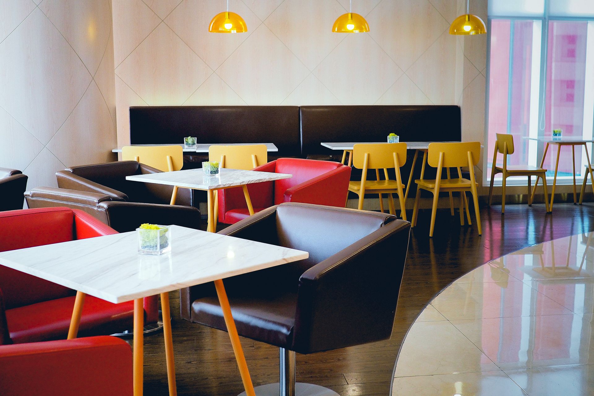 Colorful Cafe Interior Modlar Com