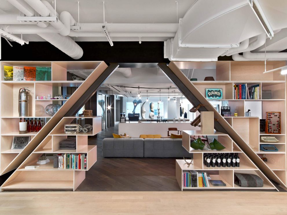 Rapt Studio San Francisco Offices Bookcase