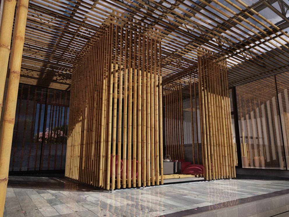 Great Bamboo Wall - Exterior/Interior - modlar.com
