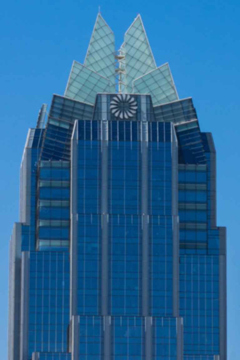 Frost Bank Tower's faceted glass crown photo 1