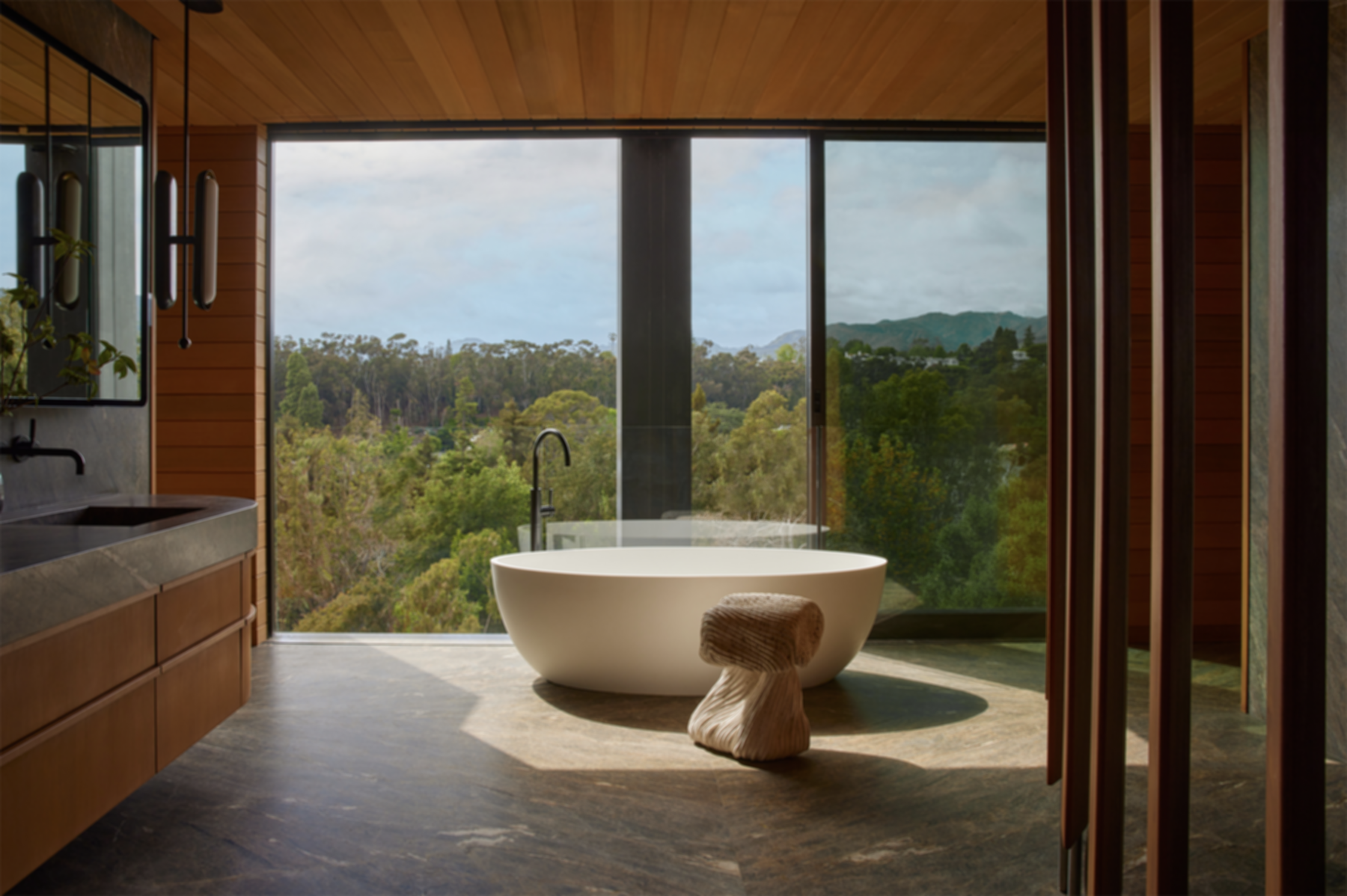 Rustic Canyon Residence - Bathroom