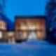 Kicking Horse Residence - By Night