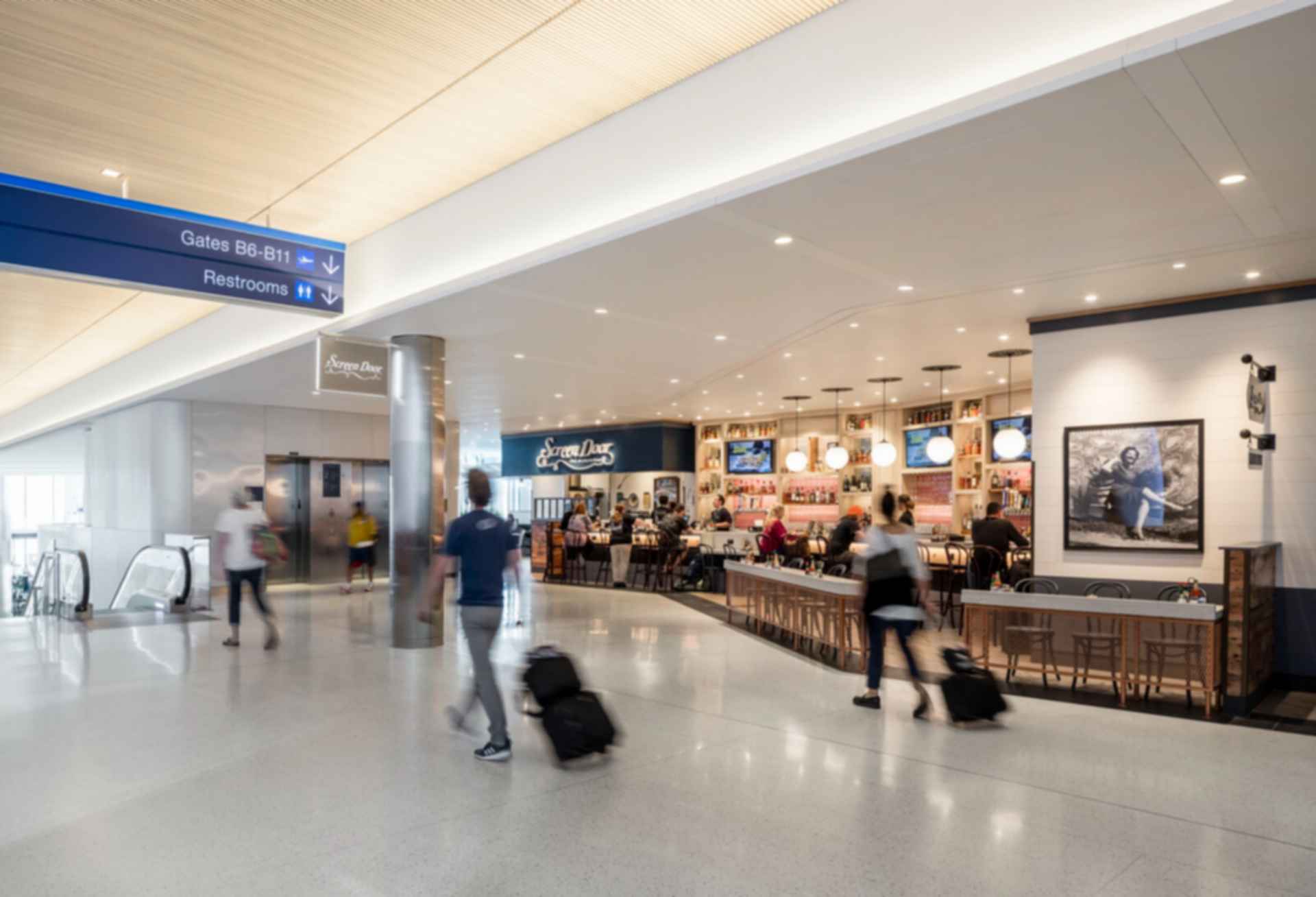 Port of Portland PDX Next - Concourse B - Interior