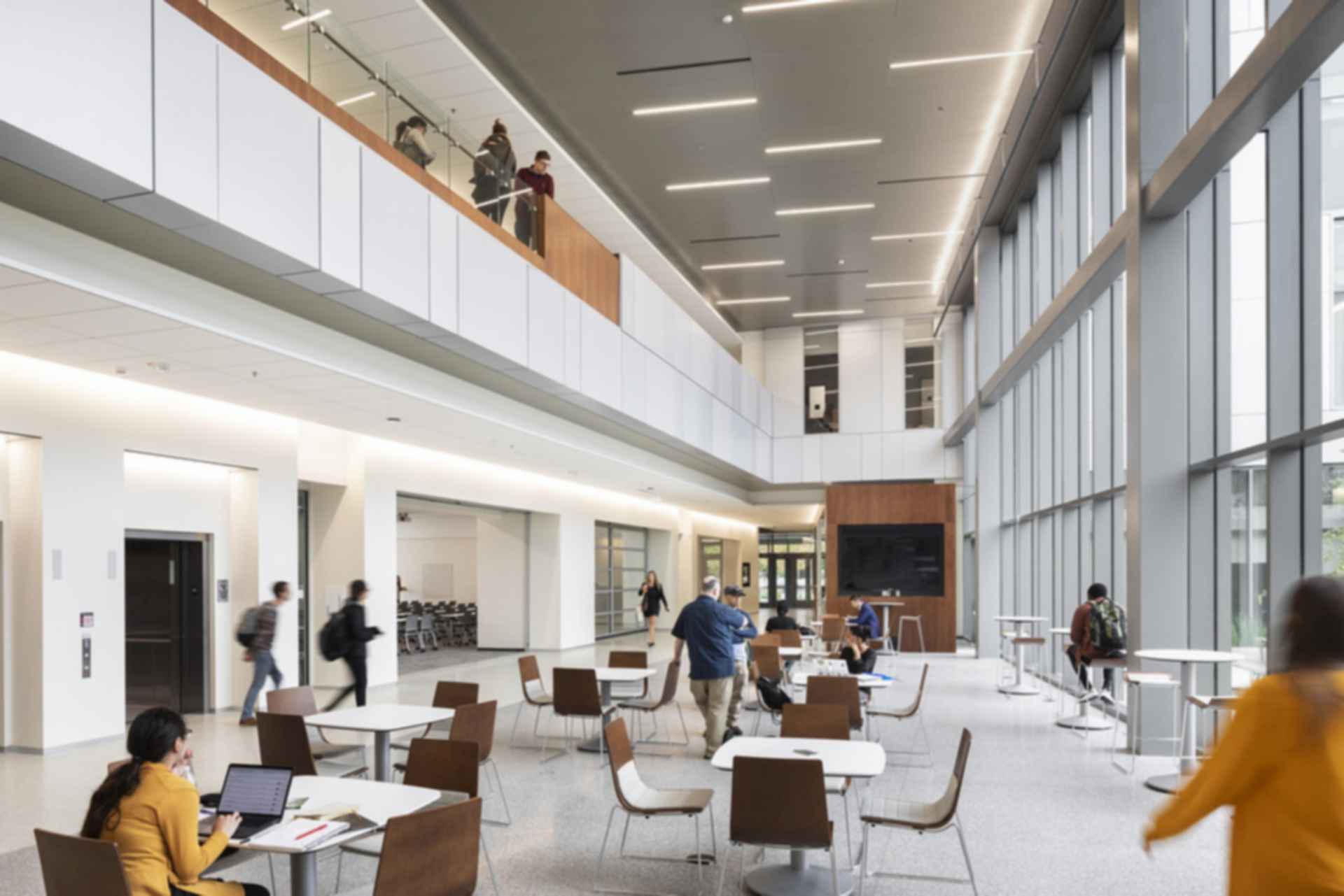 Wayne State University's Mike Ilitch School of Business - Atrium