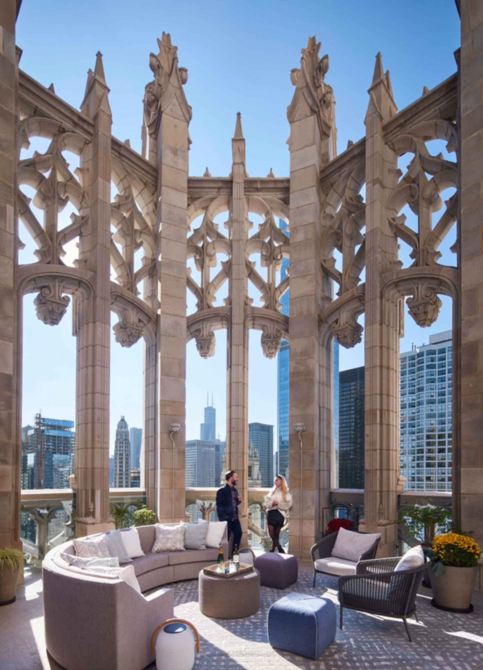Tribune Tower Conversion - Neo-Gothic Crown