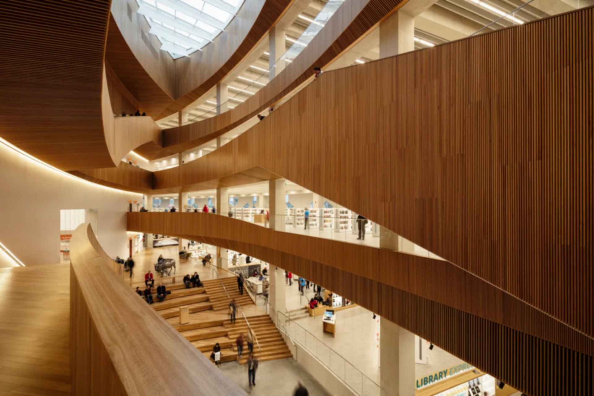 Calgary Central Library - Atrium