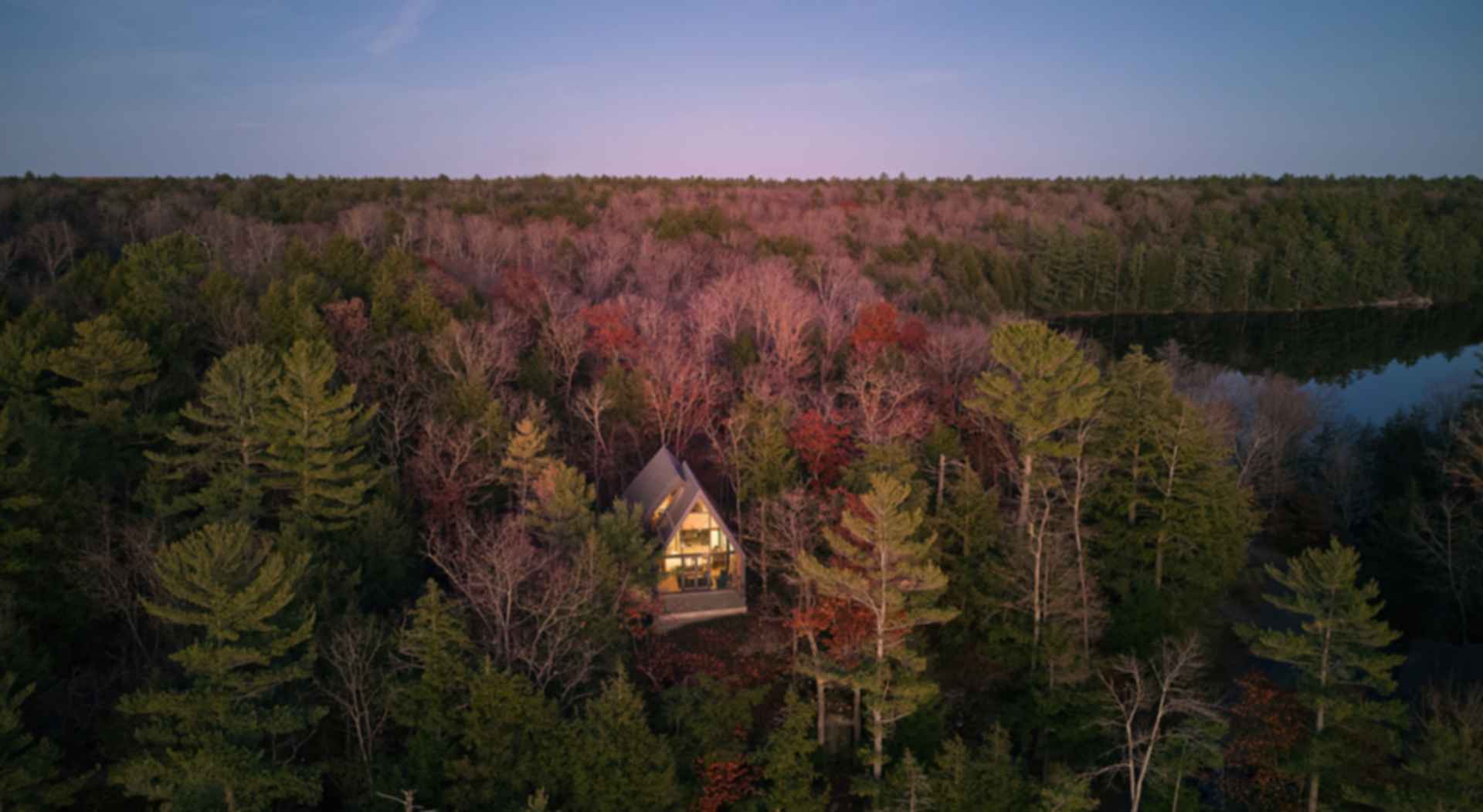 Bunkie On The Hill - Aerial View