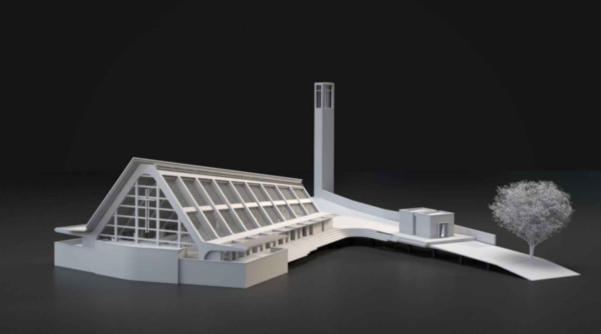 Sacred Heart Cathedral - Model