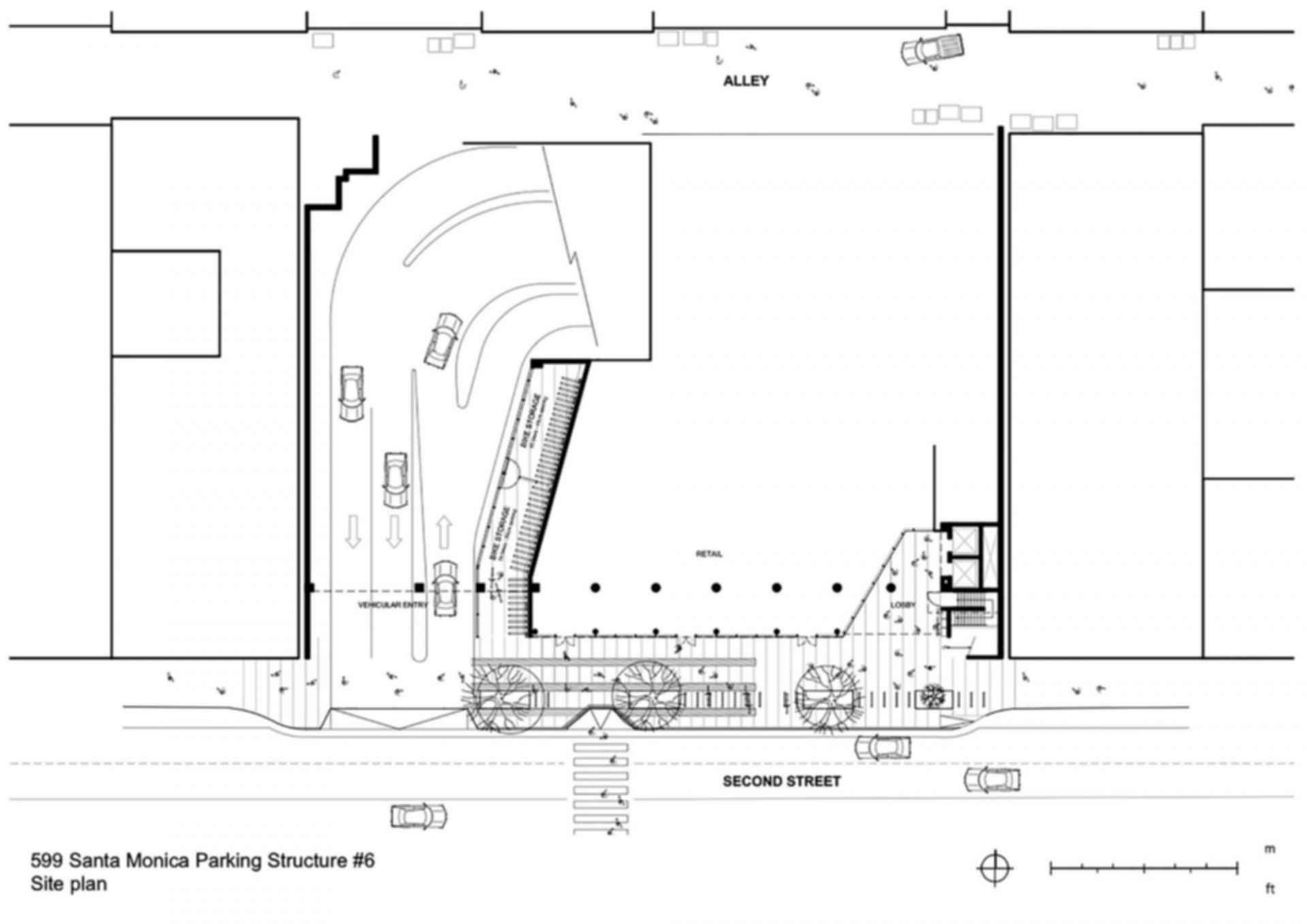 Santa Monica Parking Structure - Site Plan