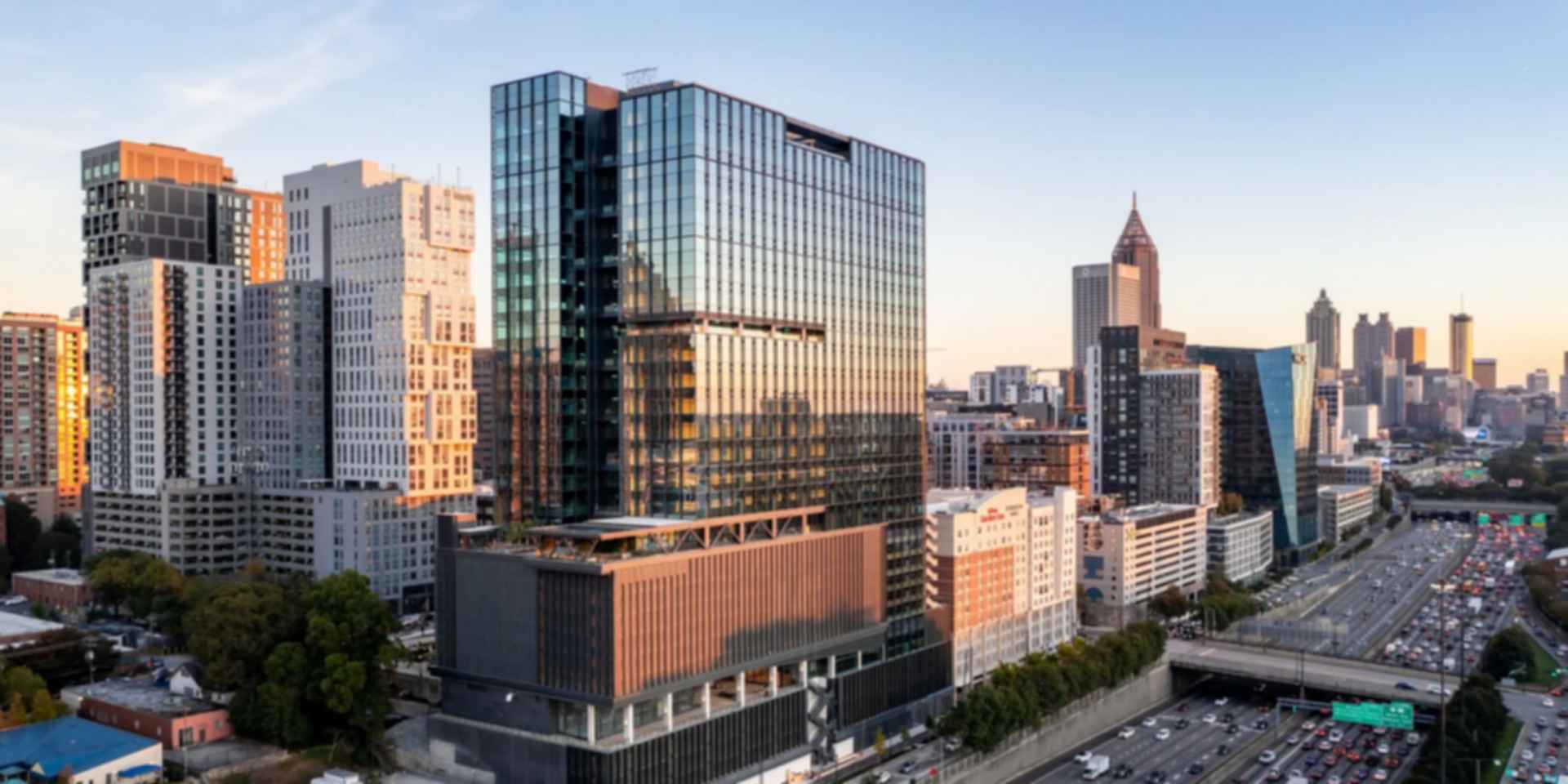 1020 Spring Street - Aerial View