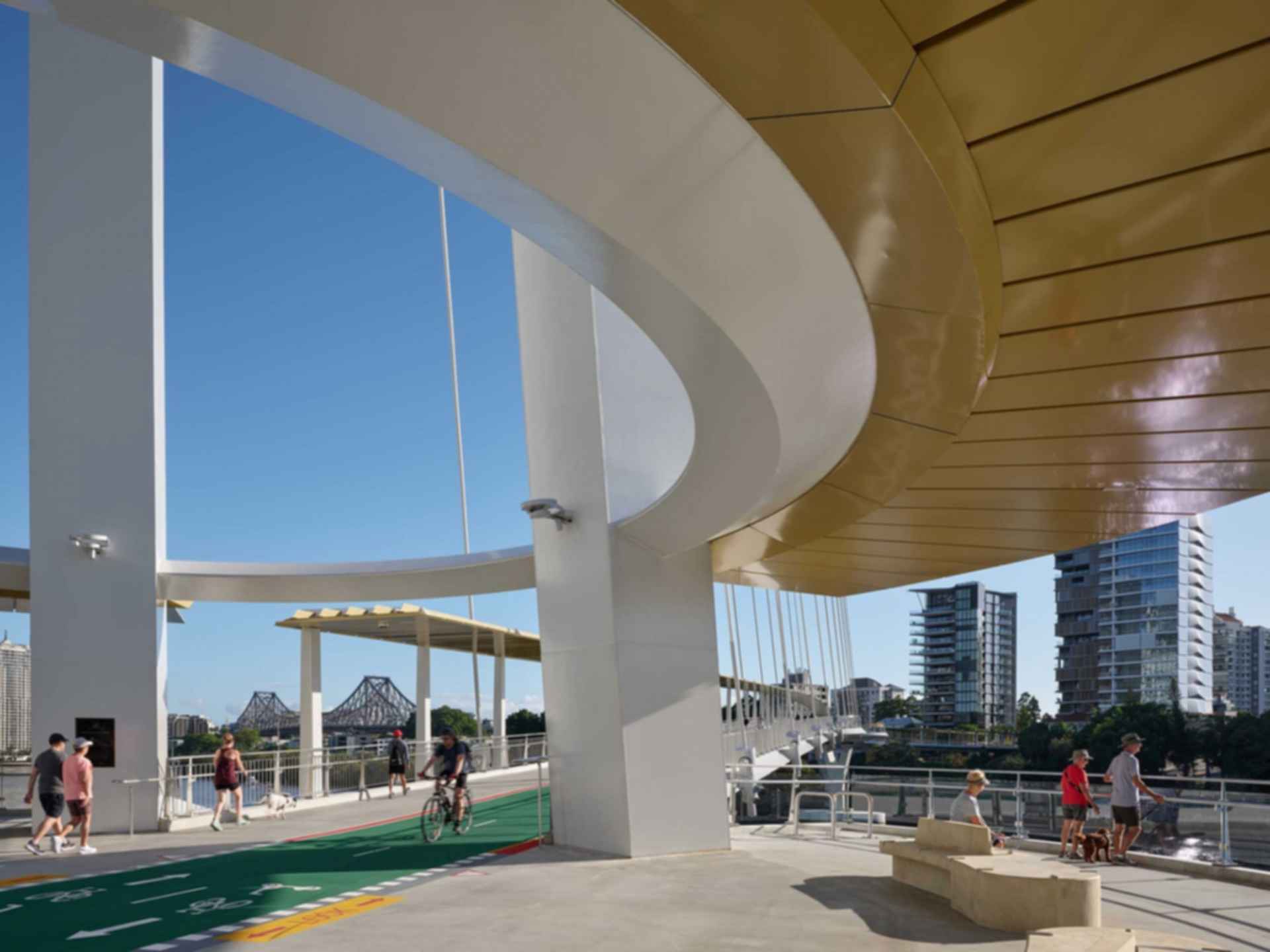Kangaroo Point Bridge - Cycle Path