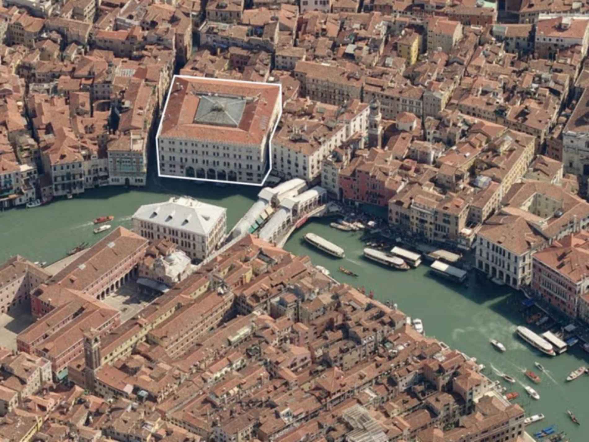Il Fondaco dei Tedeschi - Aerial View