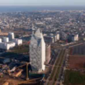Casablanca Finance City Tower - Aerial View