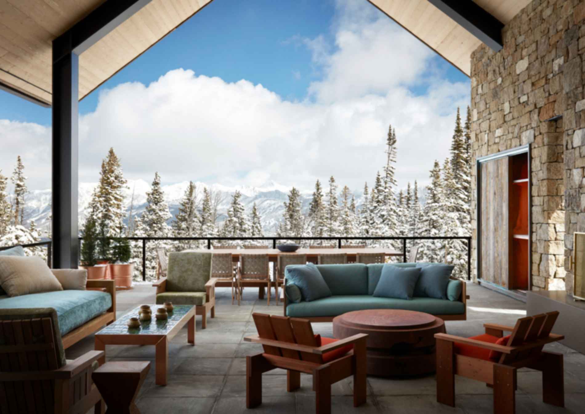 Big Sky Ski House - Terrace