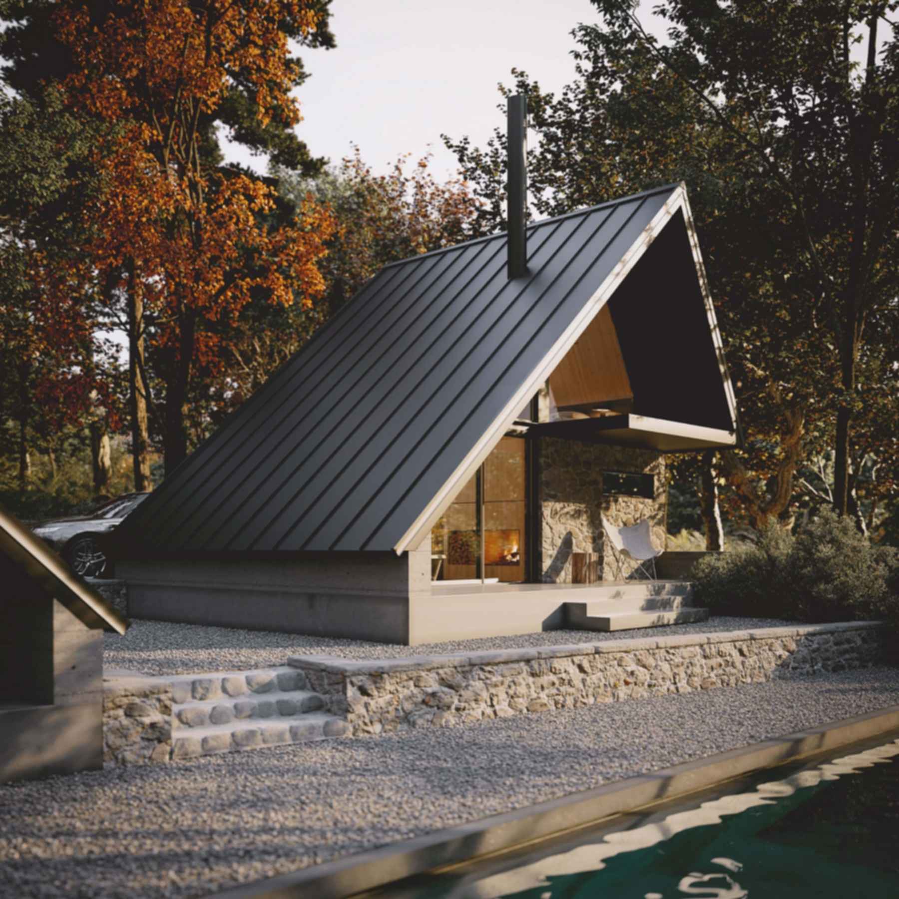 Planitero Eco-Cabins - Façade