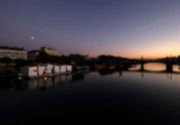 Floating Theater Lyon - At Night