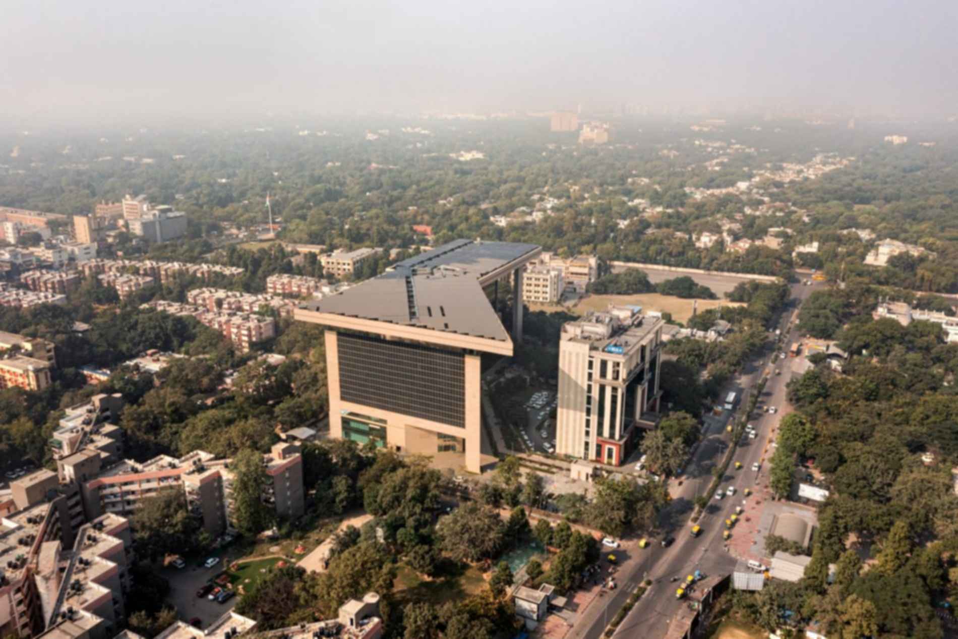 Atal Akshay Urja Bhavan - Aerial View