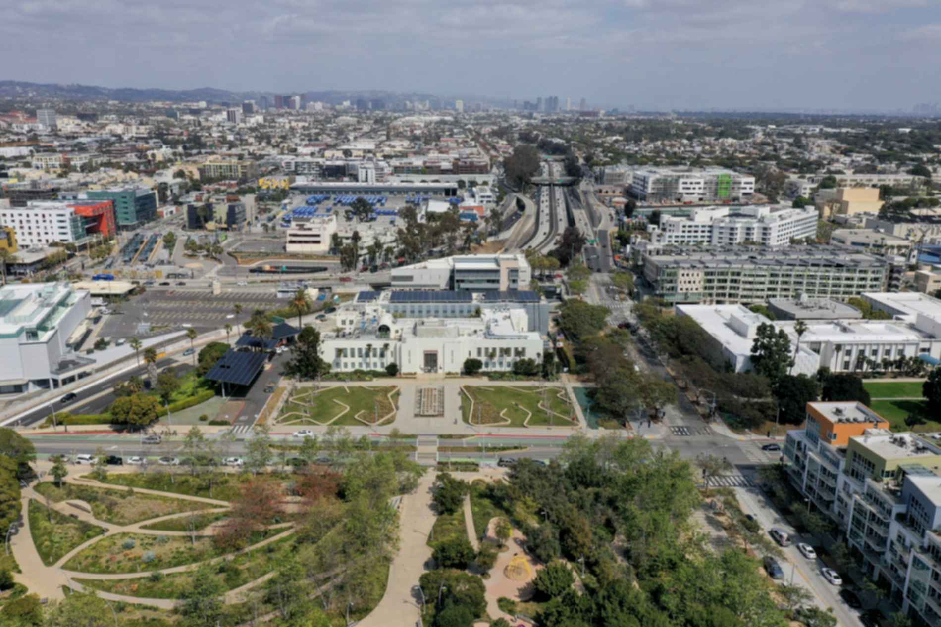 City of Santa Monica - City Hall East Building - Aerial View