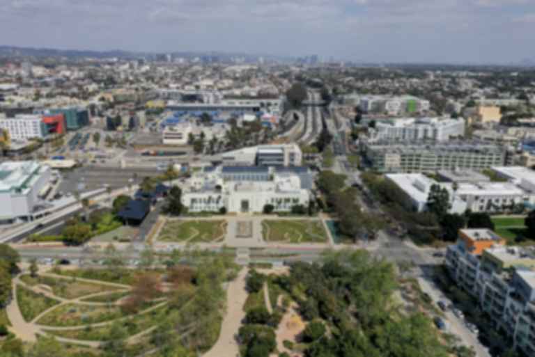 East View City of Santa Monica - City Hall East Building - Aerial View - modlar.com