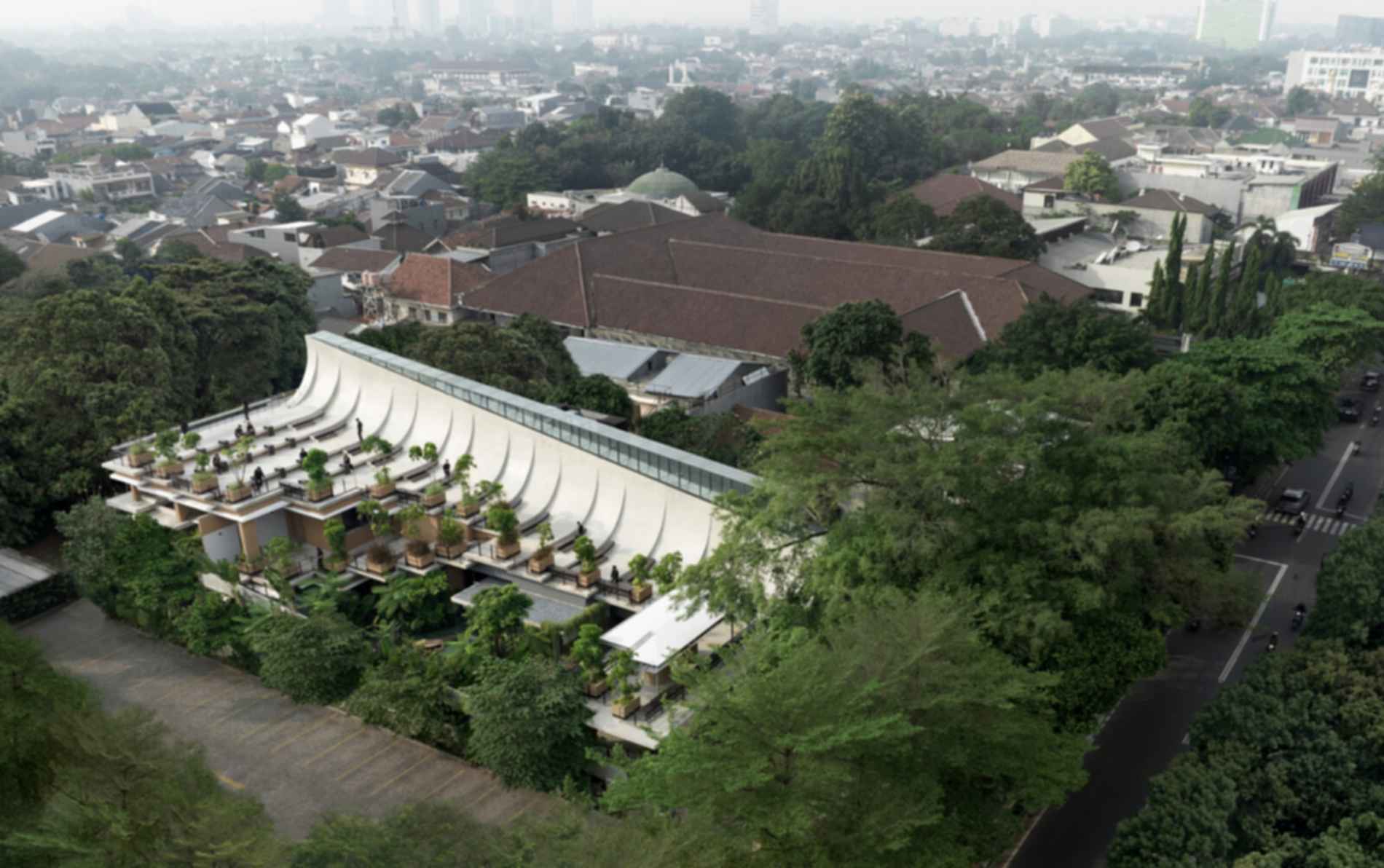Aruma Split Garden - Aerial View
