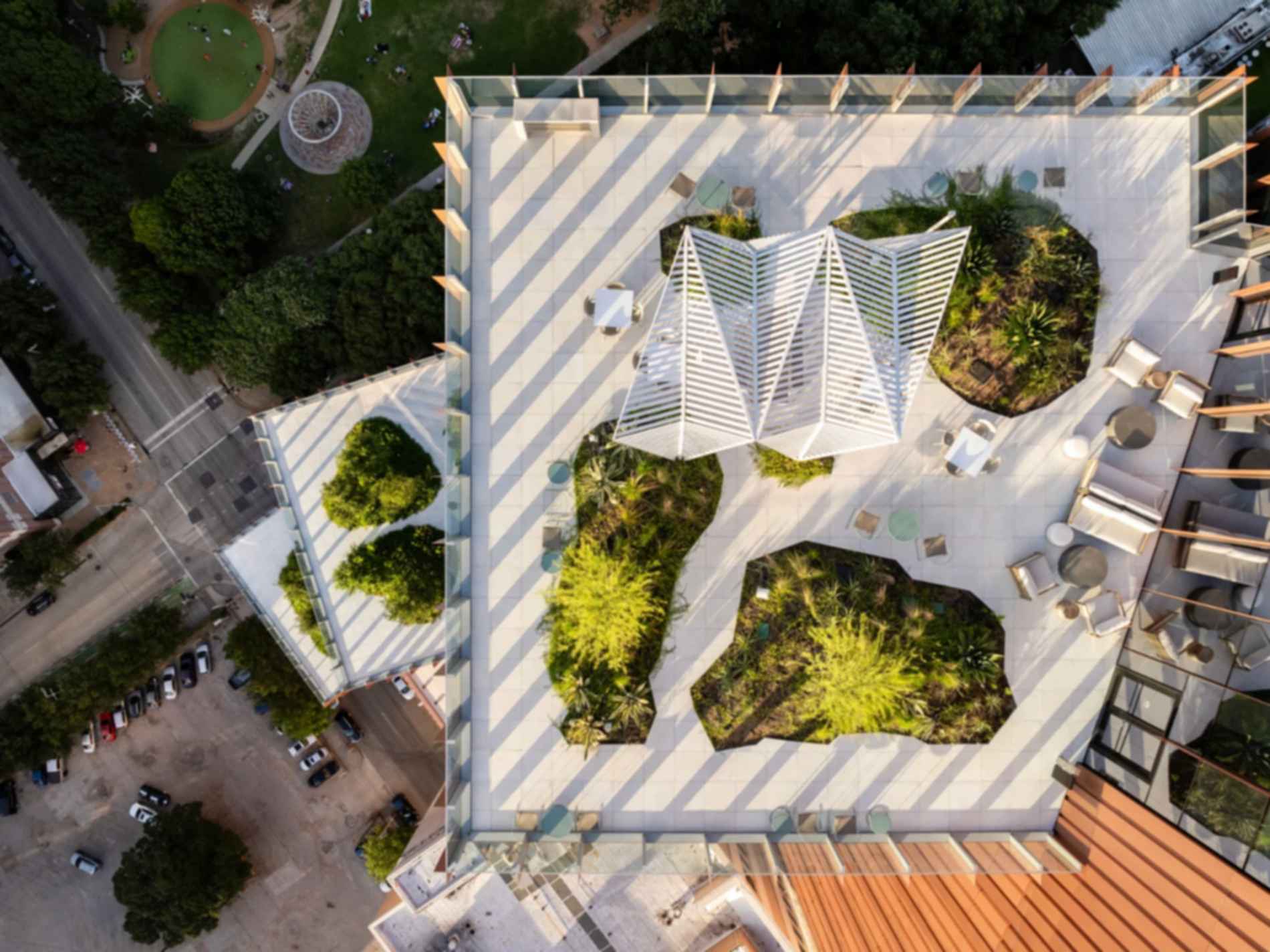 Norton Rose Fulbright Tower - Aerial View