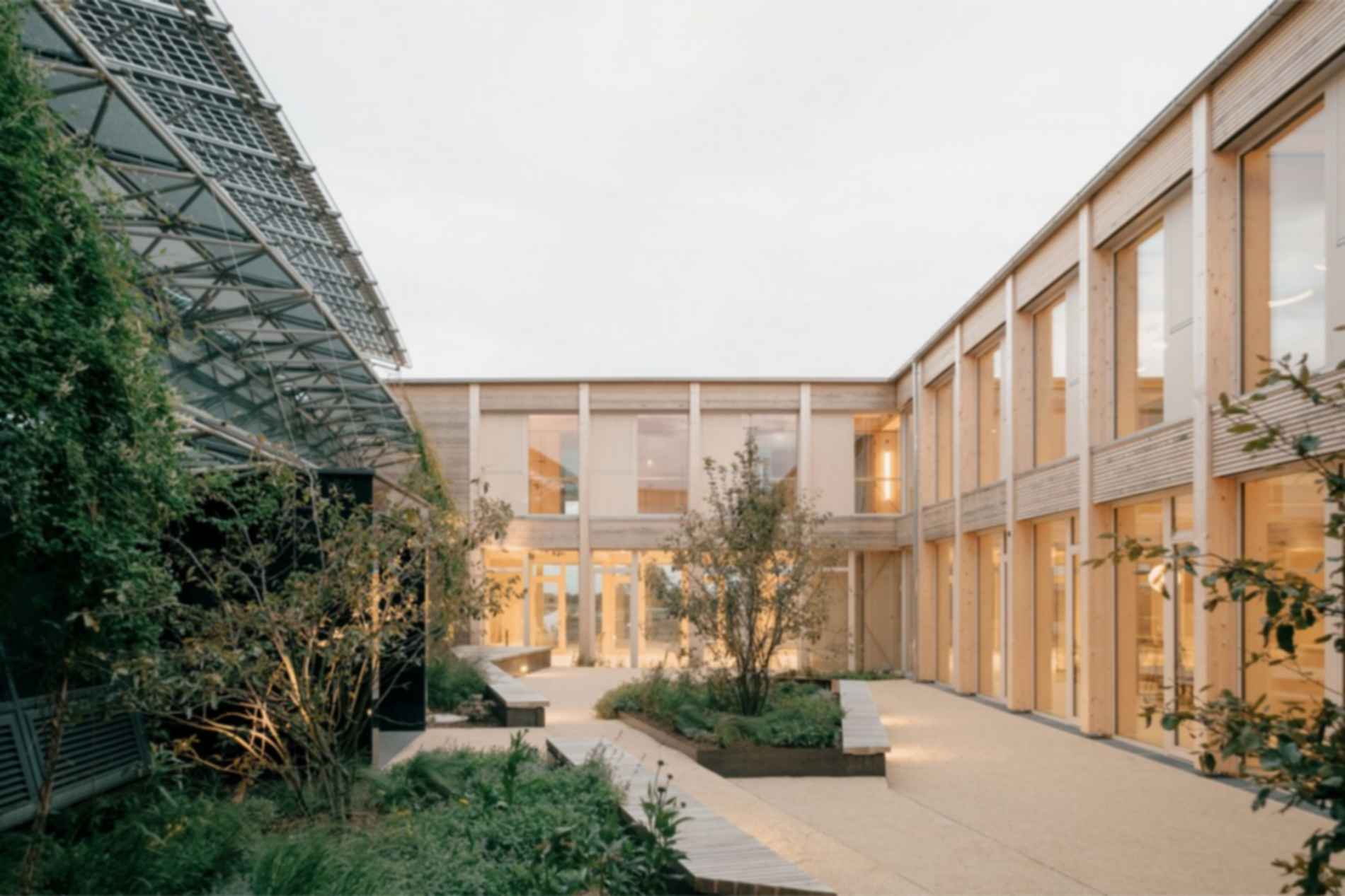 Windkraft Simonsfeld Headquarters Expansion - Courtyard