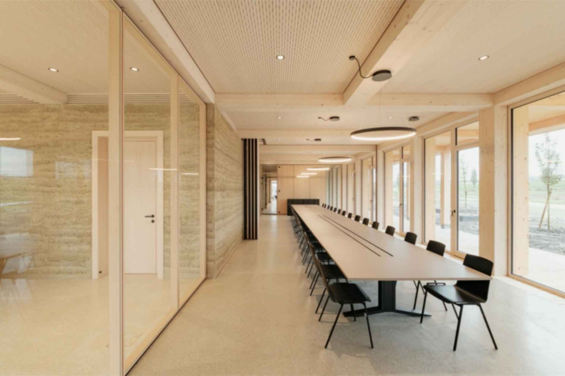 Windkraft Simonsfeld Headquarters Expansion - Meeting Room