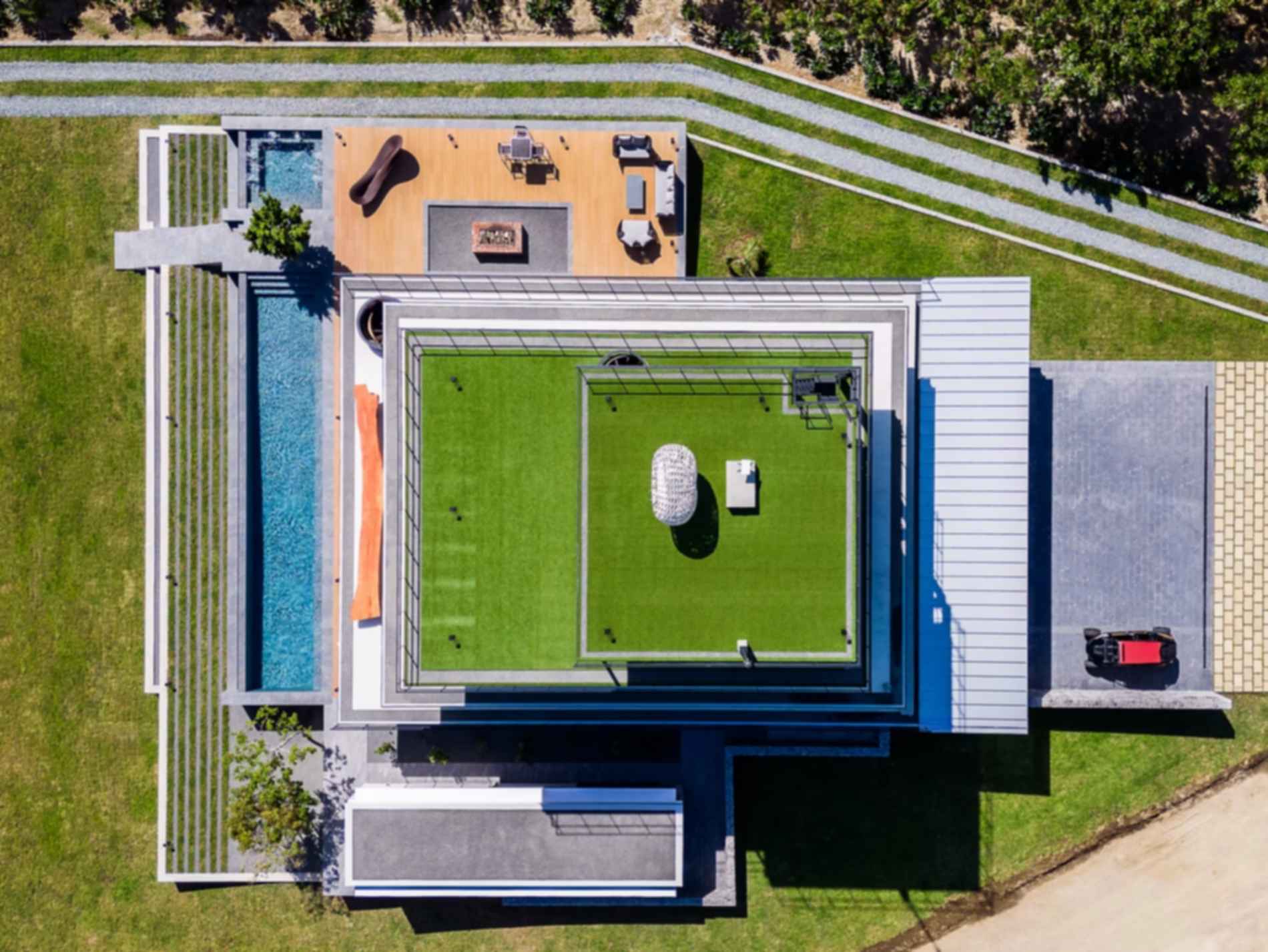 PK House - Aerial View