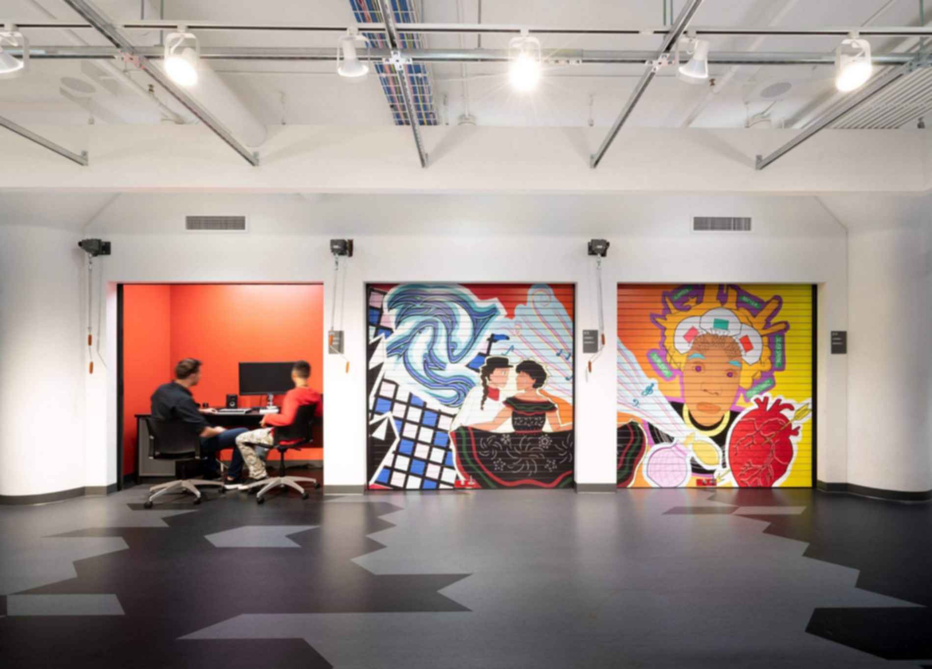 Milwaukee Public Library Mitchell Street Branch - Booths