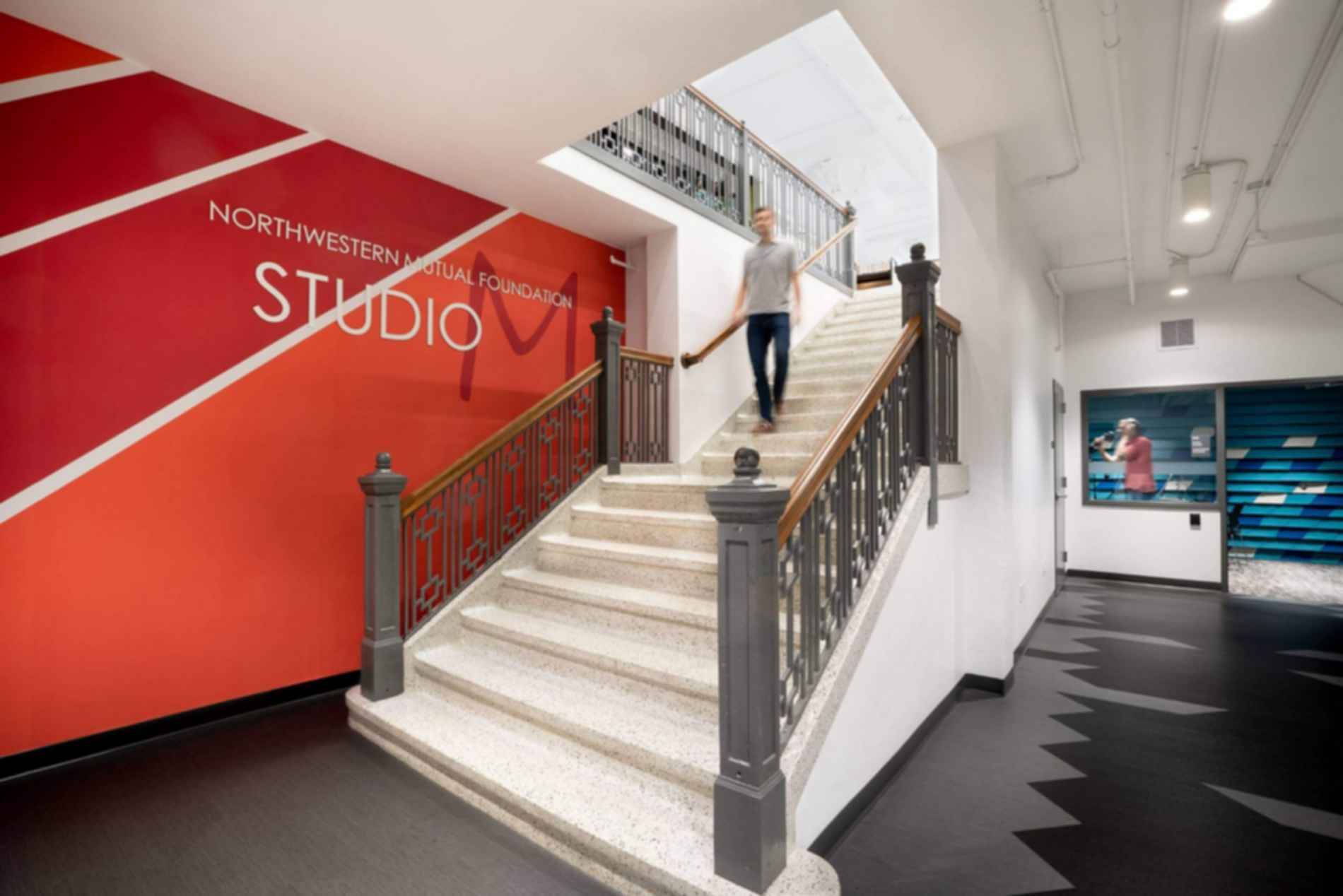 Milwaukee Public Library Mitchell Street Branch - Stairs