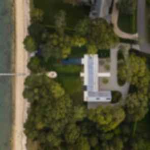 House on Sag Harbor - Aerial View