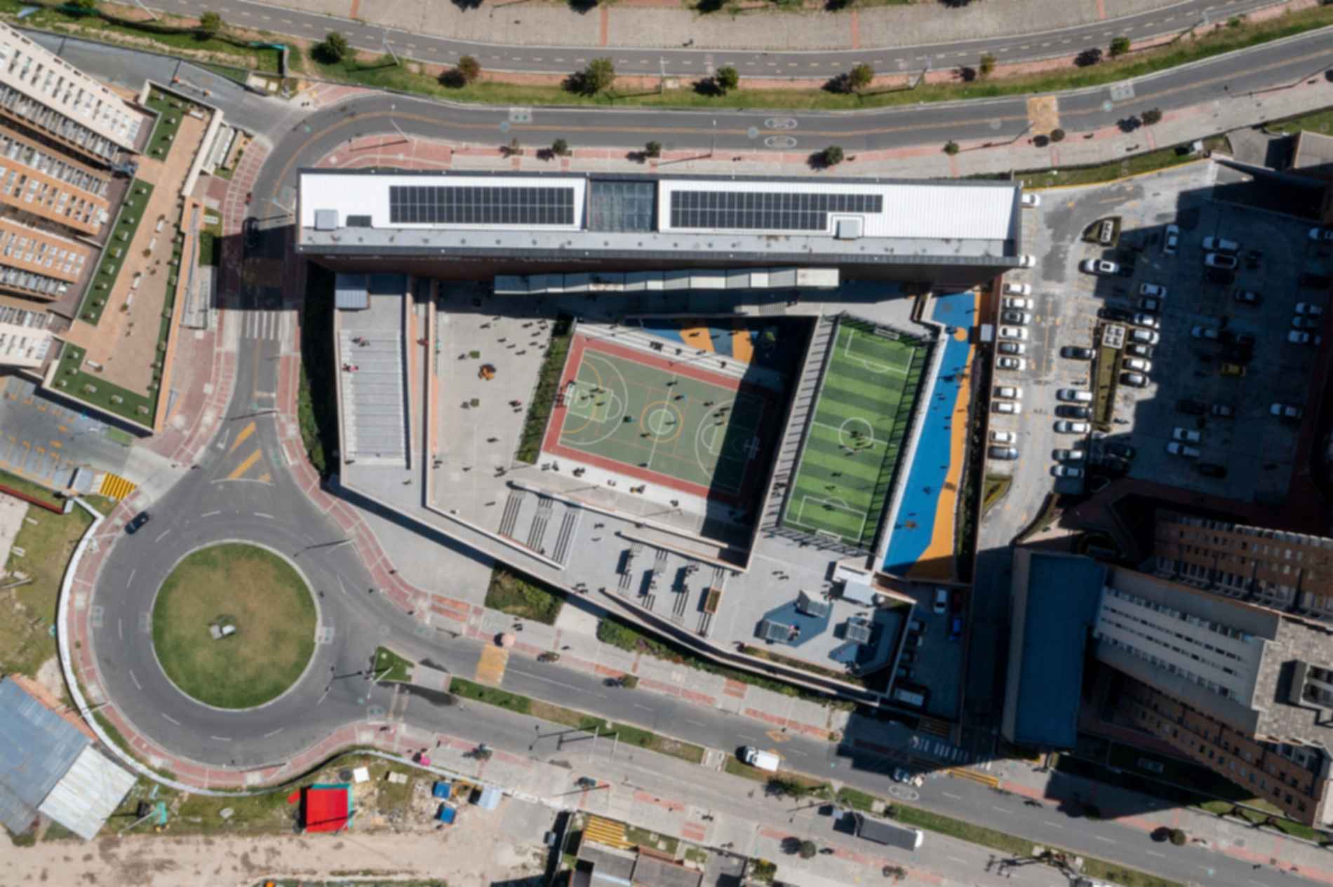 El Porvenir School - Aerial View