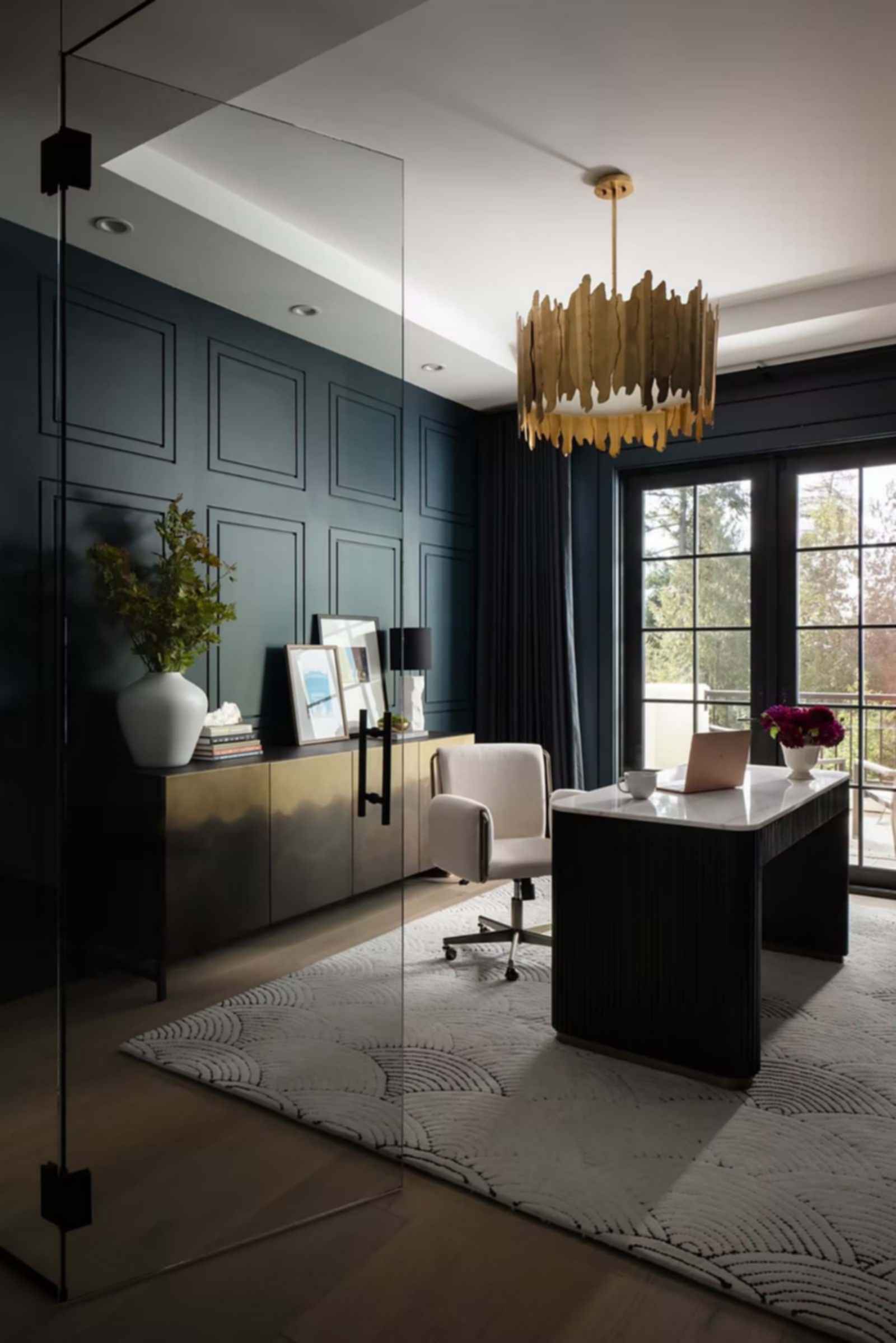 Modern Mediterranean Residence - Home Office