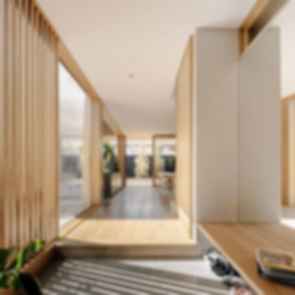 Cupertino Courtyard House - Interior