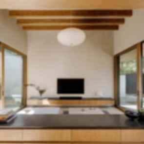 Cupertino Courtyard House - Living Room