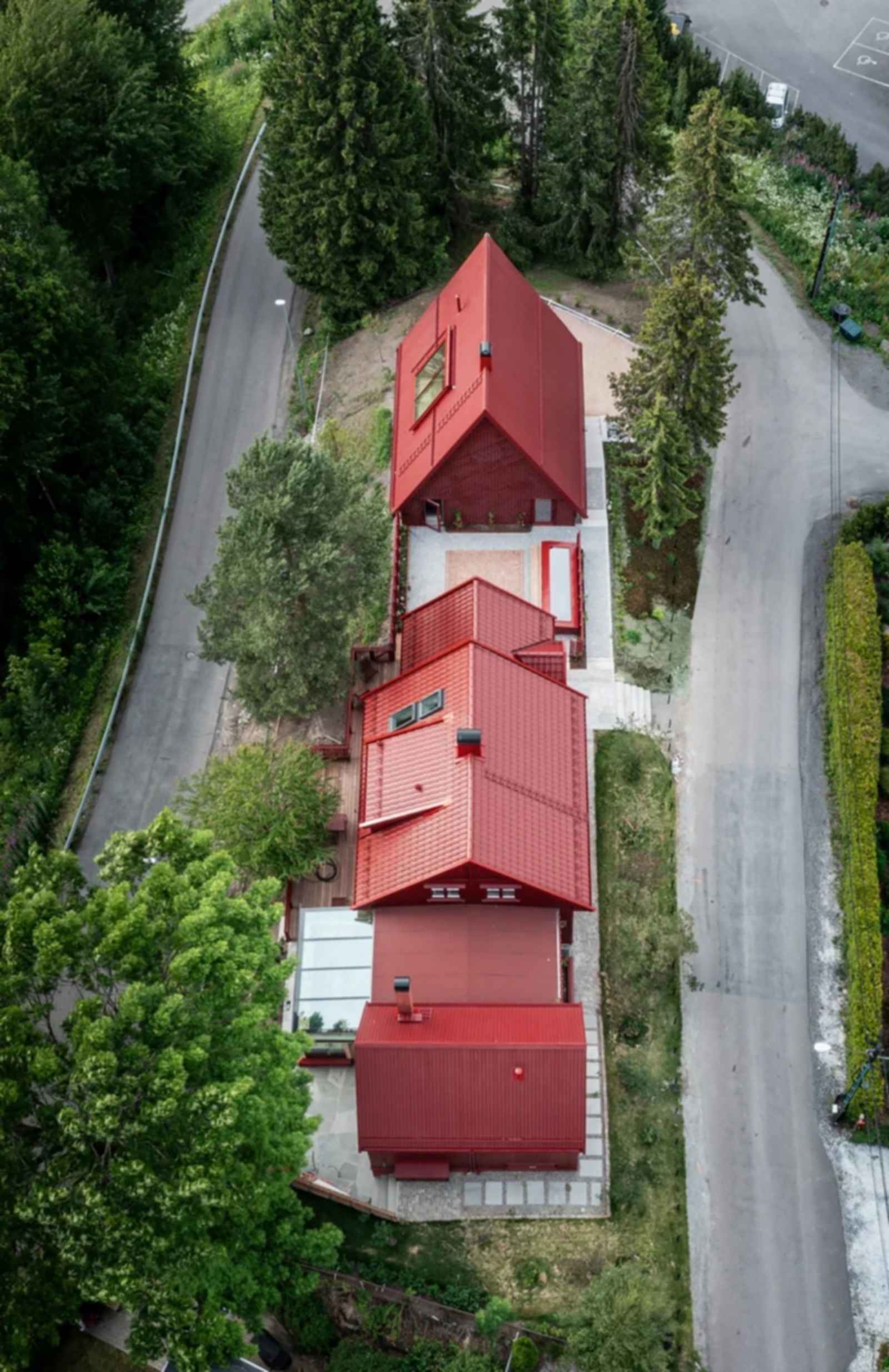 Chr Tomters Veg - Aerial View