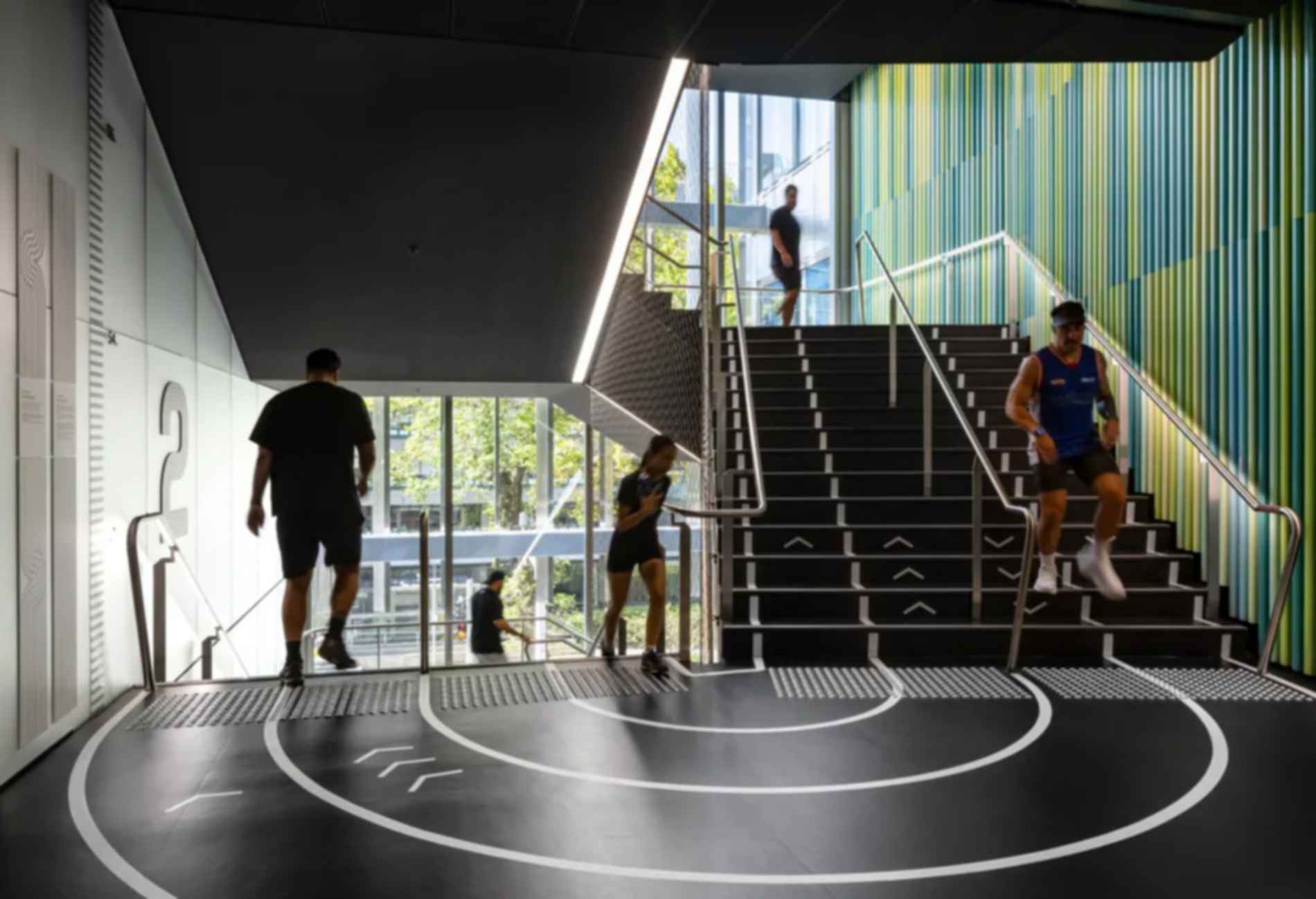 Hiwa Recreation Center - Stairs