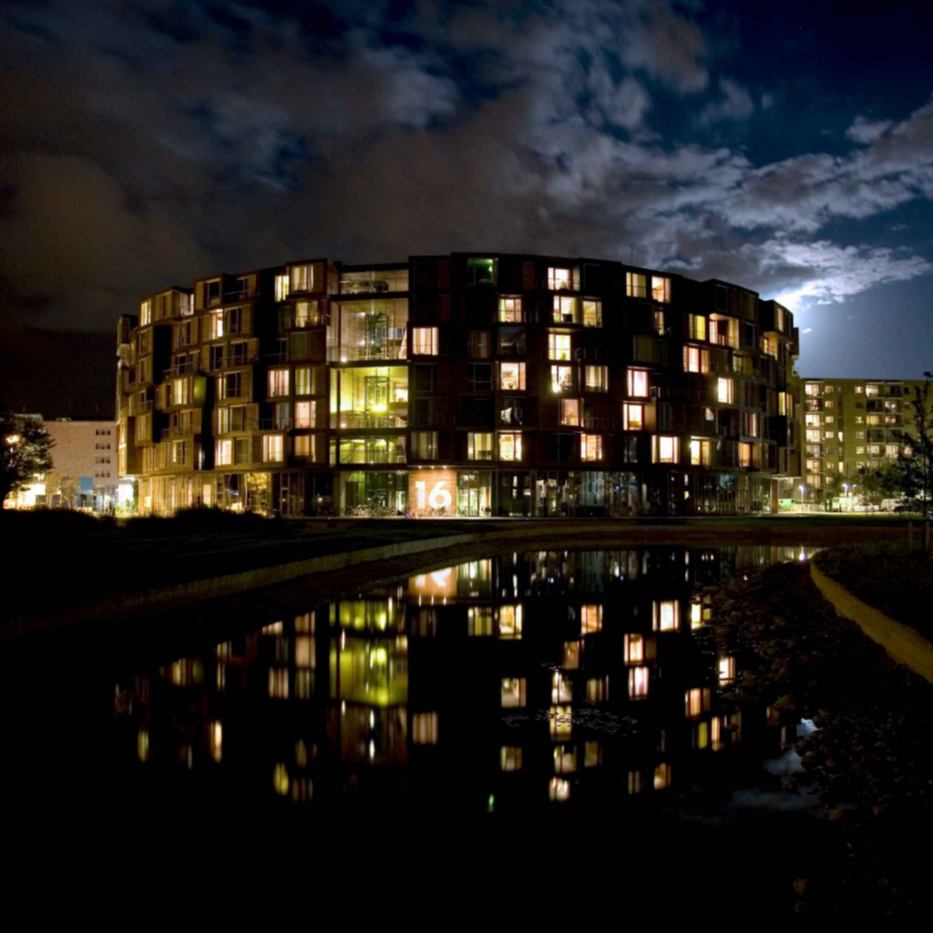 Tietgen Dormitory - By Night