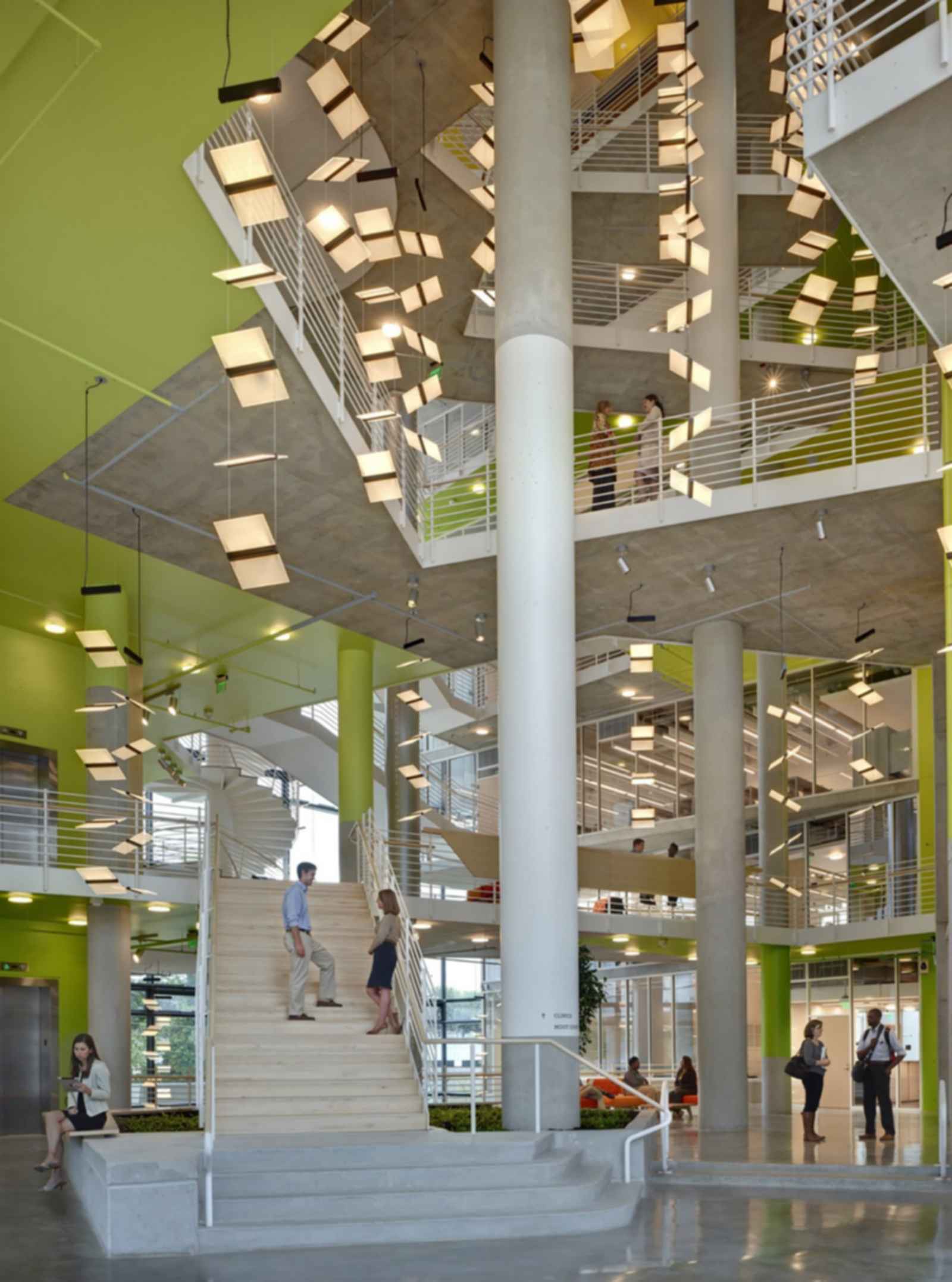 John and Frances Angelos Law Center - Atrium John and Frances Angelos Law Center - Atrium