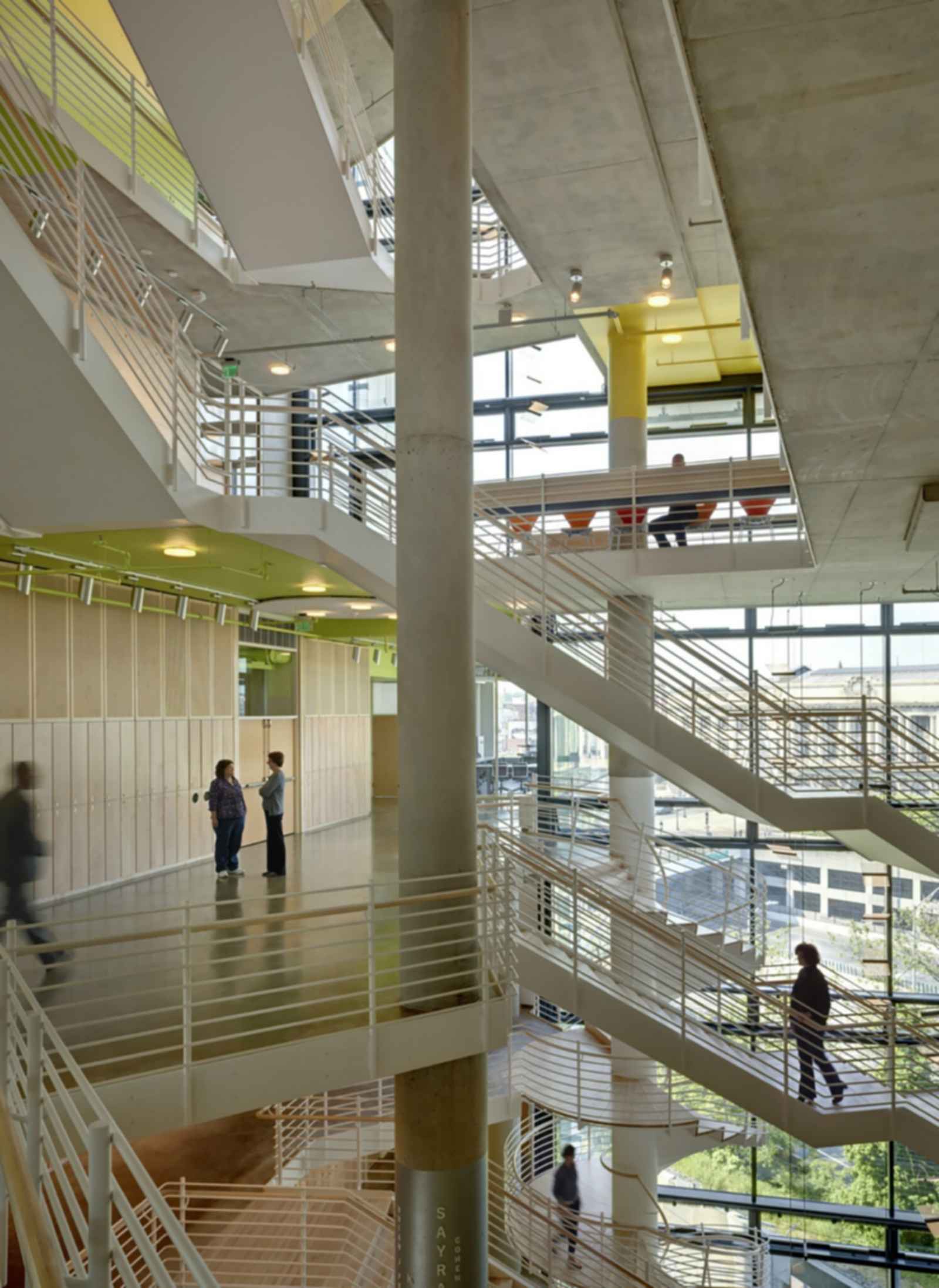 John and Frances Angelos Law Center - Stairs