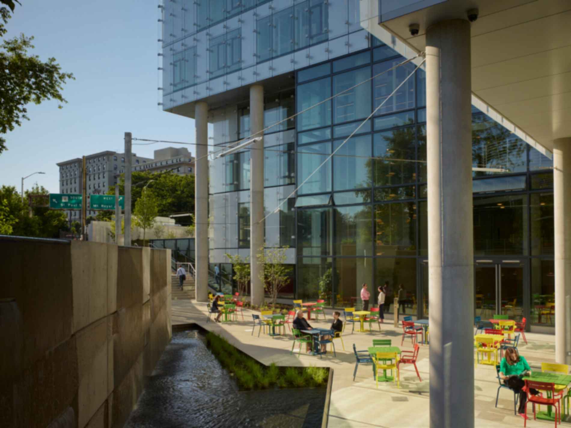 John and Frances Angelos Law Center - Plaza