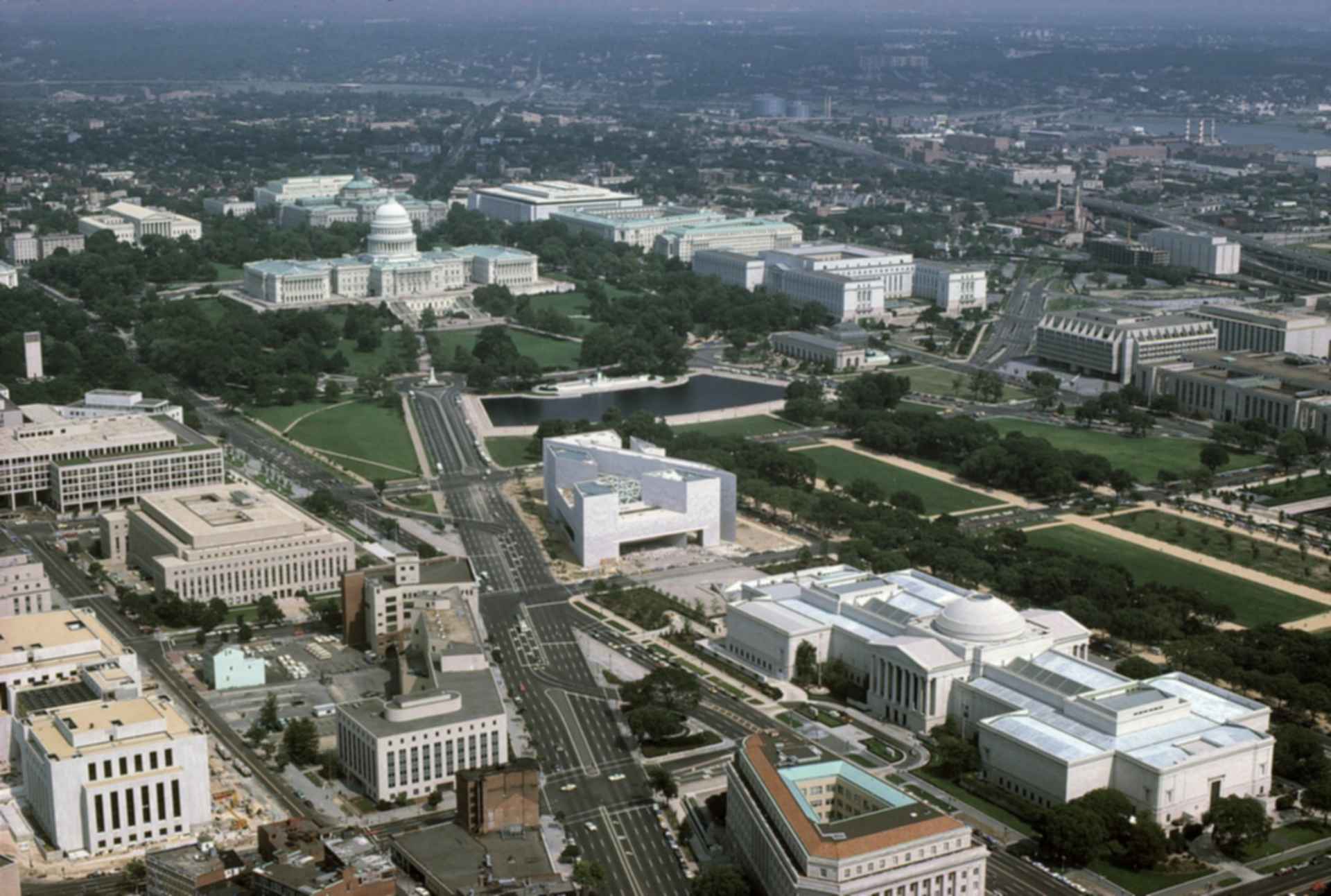 National Gallery of Art - East Building - Aerial View
