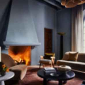 Montecito Spanish Colonial Revival - Fireplace
