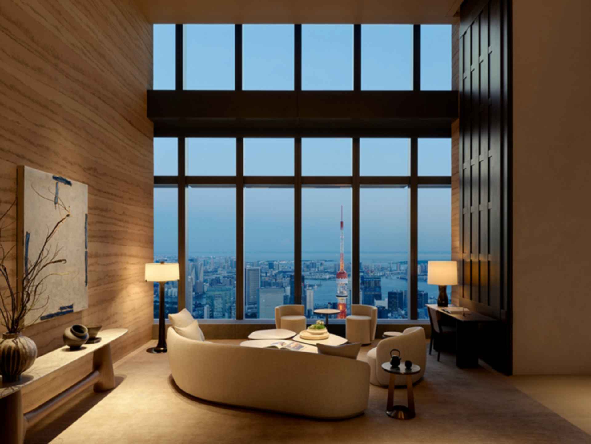 Aman Residences Tokyo - Lounge Aman Residences Tokyo - Lounge
