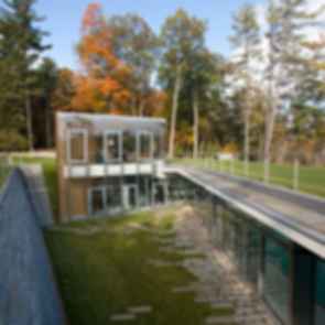 Lake George Pool Pavilion - Courtyard