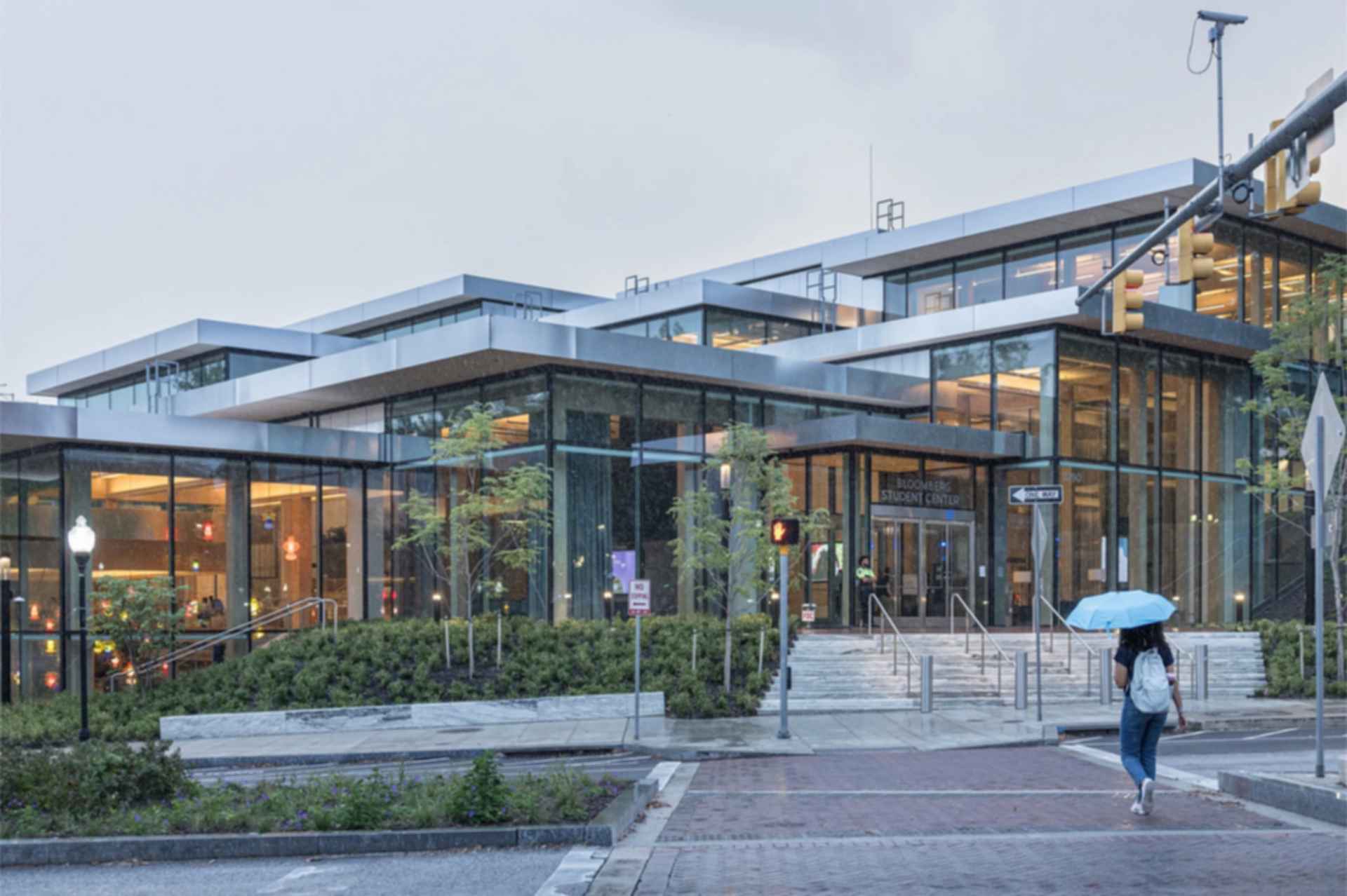 Bloomberg Student Center - Entrance