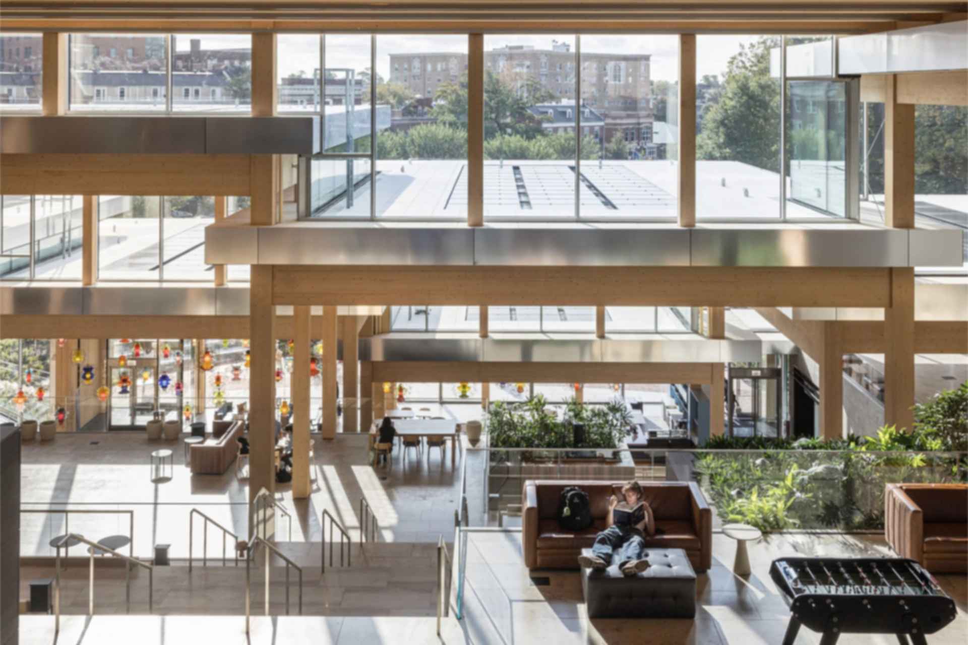 Bloomberg Student Center - Central Atrium